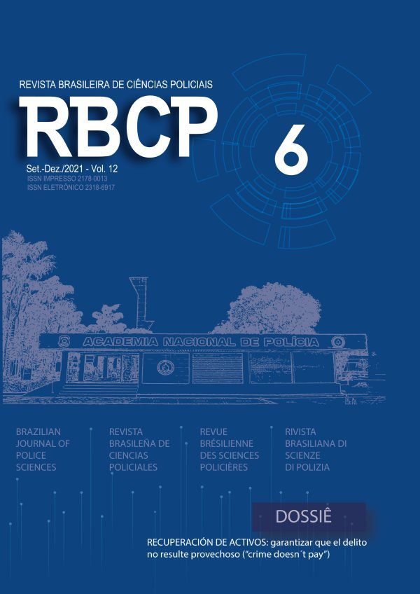 Capa da RBCP v. 12, n. 6 (2021): Recuperación de activos: garantizar que el delito no resulte provechoso (“crime doesn´t pay”)