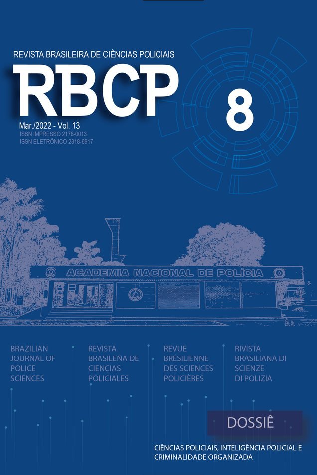 Capa da RBCP v. 13, n. 8 (2022): Ciencia Policial, Inteligencia Policial y Crimen Organizado